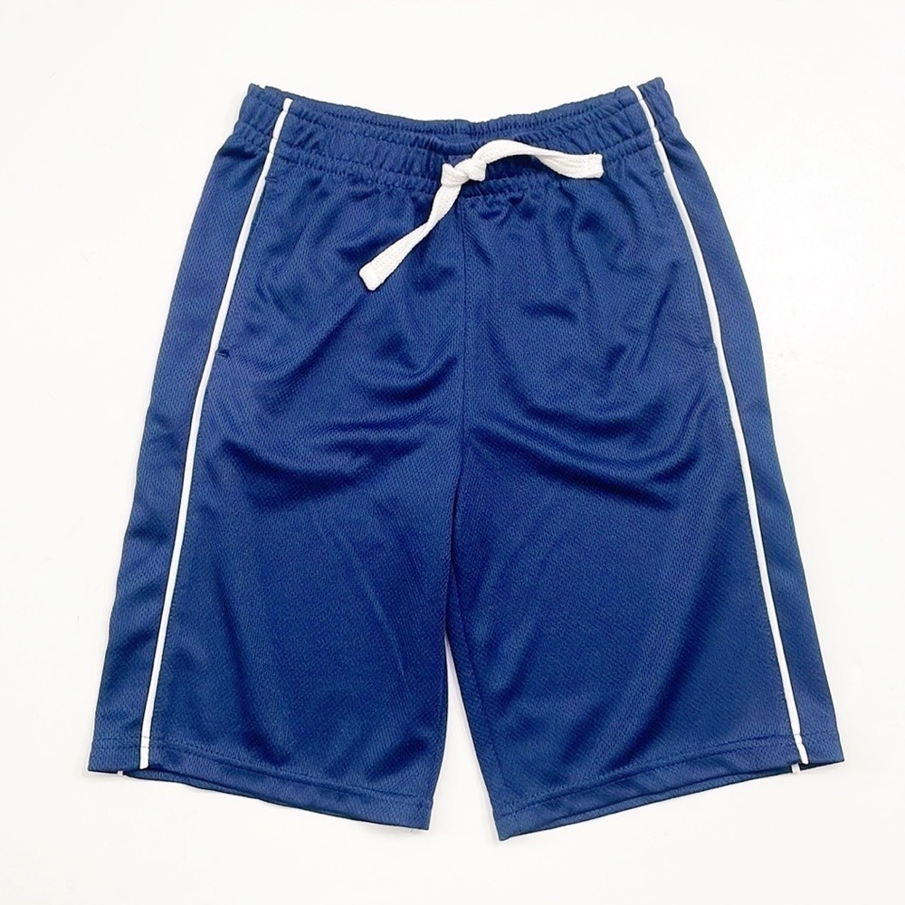 Garanimals little boys navy mesh basketball shorts